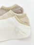 LC Waikiki Women's Plain Booties Socks 3-Pack